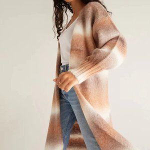 Z Supply NEVER WORN Marled Ombre Cardigan - Light Taupe - XS